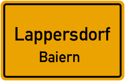 Straßenverzeichnis Lappersdorf Baiern