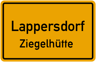 Straßenverzeichnis Lappersdorf Ziegelhütte