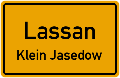 Straßenverzeichnis Lassan Klein Jasedow