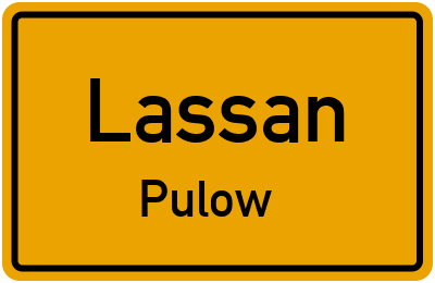 Straßenverzeichnis Lassan Pulow