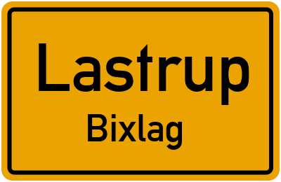 Straßenverzeichnis Lastrup Bixlag