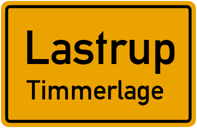 Straßenverzeichnis Lastrup Timmerlage