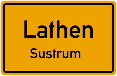 Straßenverzeichnis Lathen Sustrum