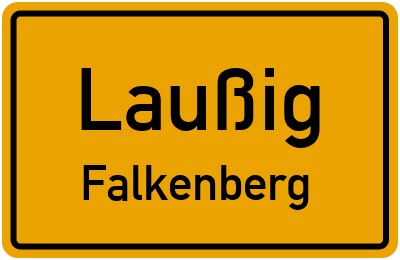 Straßenverzeichnis Laußig Falkenberg