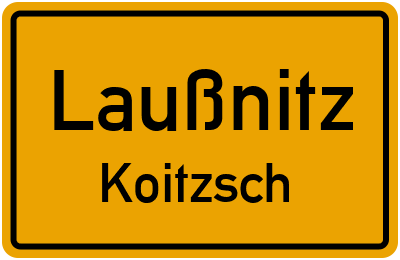 Straßenverzeichnis Laußnitz Koitzsch