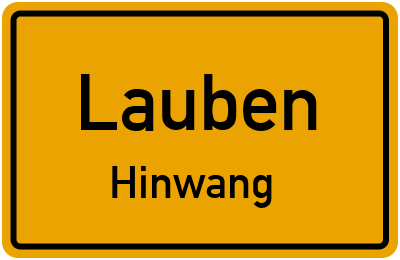 Straßenverzeichnis Lauben Hinwang