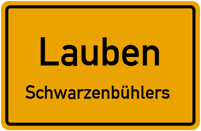 Straßenverzeichnis Lauben Schwarzenbühlers