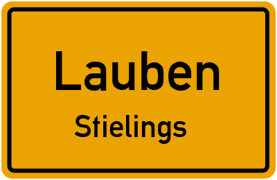 Straßenverzeichnis Lauben Stielings