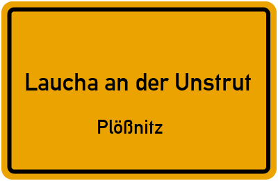 Straßenverzeichnis Laucha an der Unstrut Plößnitz