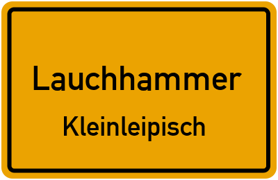 Straßenverzeichnis Lauchhammer Kleinleipisch