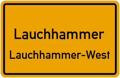 Straßenverzeichnis Lauchhammer Lauchhammer-West