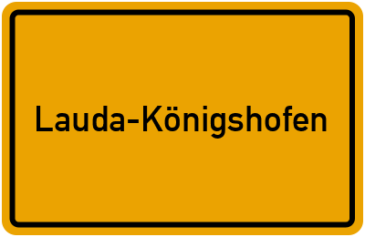 Branchenbuch Lauda-Königshofen, Baden-Württemberg