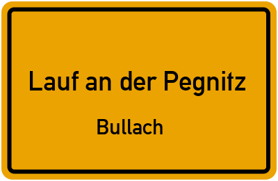 Straßenverzeichnis Lauf an der Pegnitz Bullach