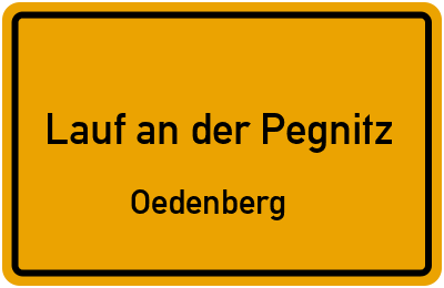 Straßenverzeichnis Lauf an der Pegnitz Oedenberg