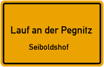 Straßenverzeichnis Lauf an der Pegnitz Seiboldshof