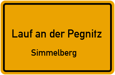 Straßenverzeichnis Lauf an der Pegnitz Simmelberg