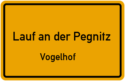 Straßenverzeichnis Lauf an der Pegnitz Vogelhof
