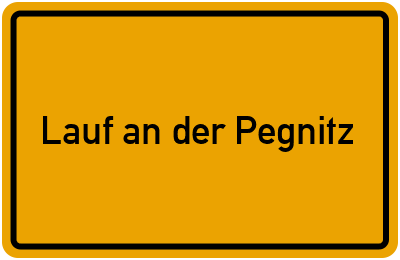 Lauf an der Pegnitz in Bayern