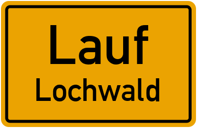 Straßenverzeichnis Lauf Lochwald