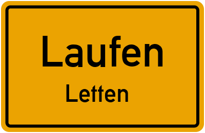 Straßenverzeichnis Laufen Letten