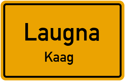 Straßenverzeichnis Laugna Kaag