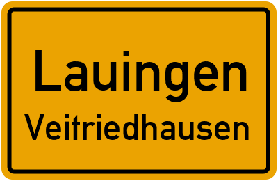 Straßenverzeichnis Lauingen Veitriedhausen