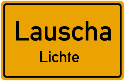 Straßenverzeichnis Lauscha Lichte