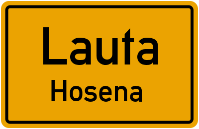Straßenverzeichnis Lauta Hosena