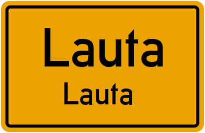 Straßenverzeichnis Lauta Lauta