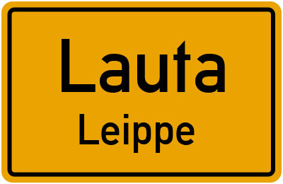 Straßenverzeichnis Lauta Leippe