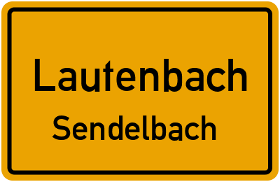 Straßenverzeichnis Lautenbach Sendelbach