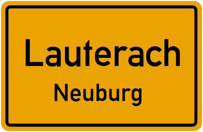 Straßenverzeichnis Lauterach Neuburg