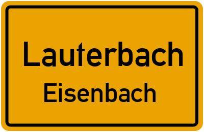 Straßenverzeichnis Lauterbach Eisenbach