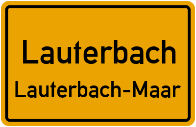 Straßenverzeichnis Lauterbach Lauterbach-Maar