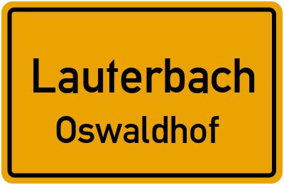 Straßenverzeichnis Lauterbach Oswaldhof