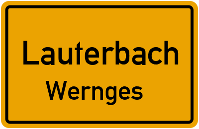 Straßenverzeichnis Lauterbach Wernges