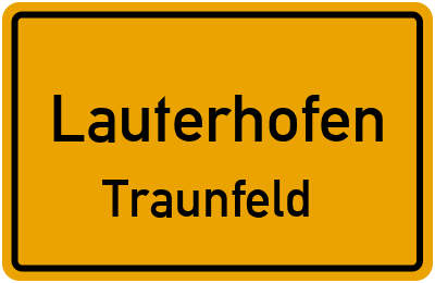 Straßenverzeichnis Lauterhofen Traunfeld