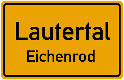 Straßenverzeichnis Lautertal Eichenrod