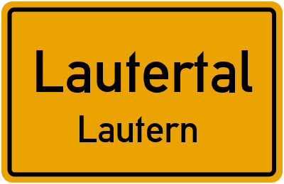 Straßenverzeichnis Lautertal Lautern