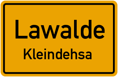 Straßenverzeichnis Lawalde Kleindehsa