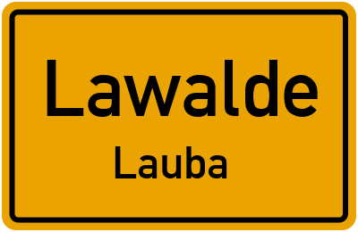 Straßenverzeichnis Lawalde Lauba