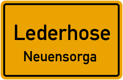 Straßenverzeichnis Lederhose Neuensorga