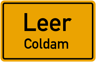 Straßenverzeichnis Leer Coldam