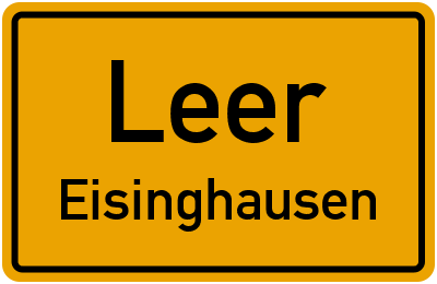 Straßenverzeichnis Leer Eisinghausen