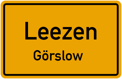 Straßenverzeichnis Leezen Görslow