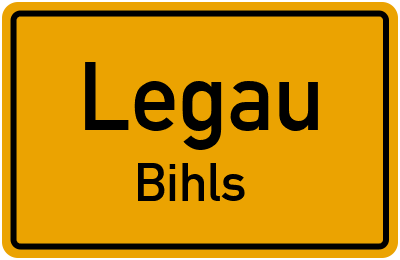 Ortsschild Legau Bihls