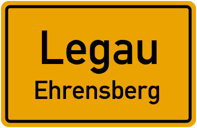Ortsschild Legau Ehrensberg