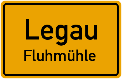 Ortsschild Legau Fluhmühle