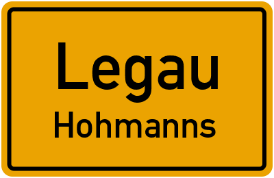 Ortsschild Legau Hohmanns