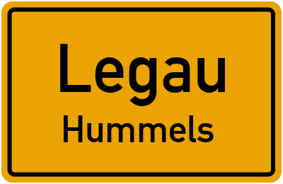 Ortsschild Legau Hummels
